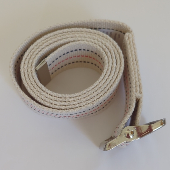 Sammons Preston Stylish Cream Belt with Red and Black Accents - Picture 5 of 6